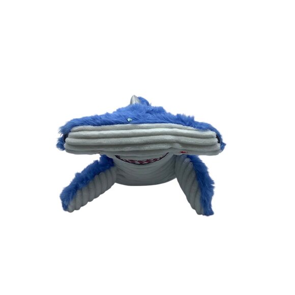 Blue Hammerhead Shark Plush Toy 12" Soft Stuffed Animal Embroidered Textured - Picture 10 of 10